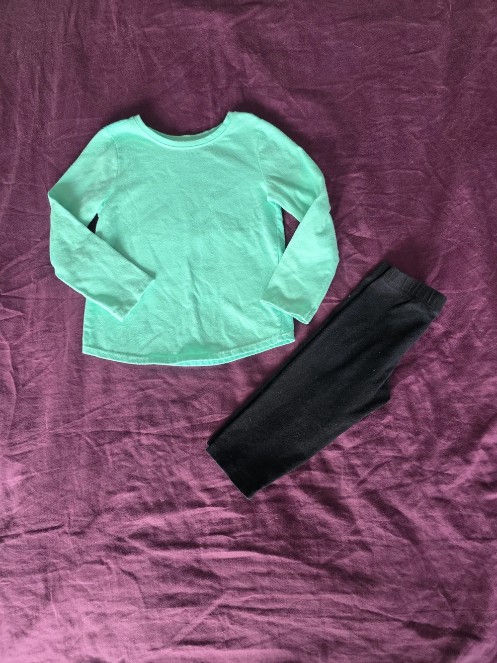 The Children's Place Long-Sleeve Tee in Mint